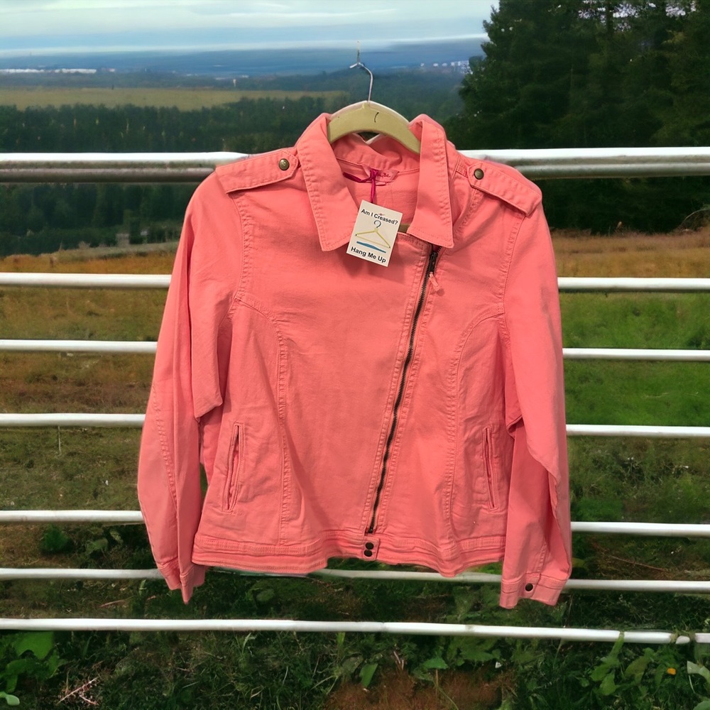 Simply Be Pink Jean Jacket